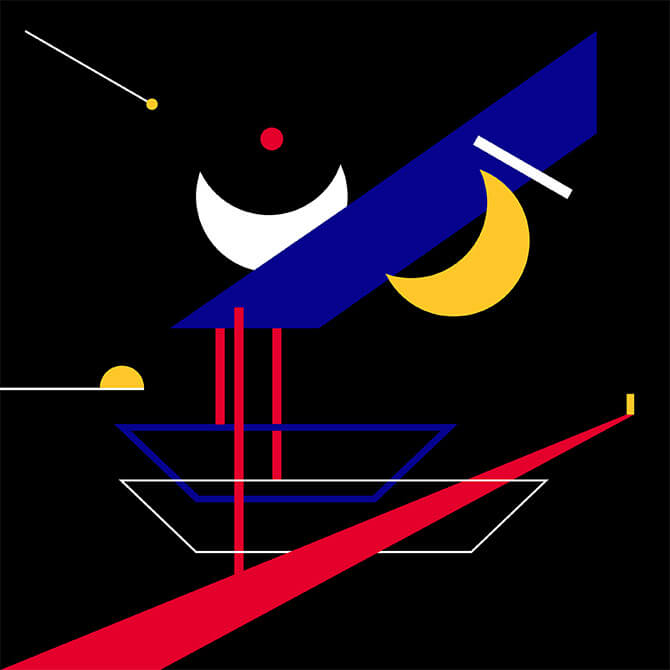 Arte Geométrica Contemporânea - Stargazer é uma obra do artista Jorge Aguiar que pertence a coleção Visage do ano de 2023